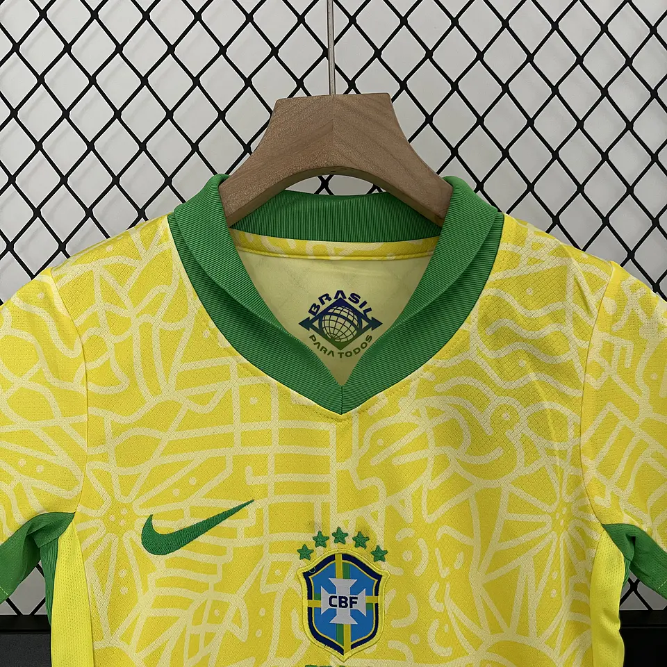 Brasil Home 2024 Kit Criança 4