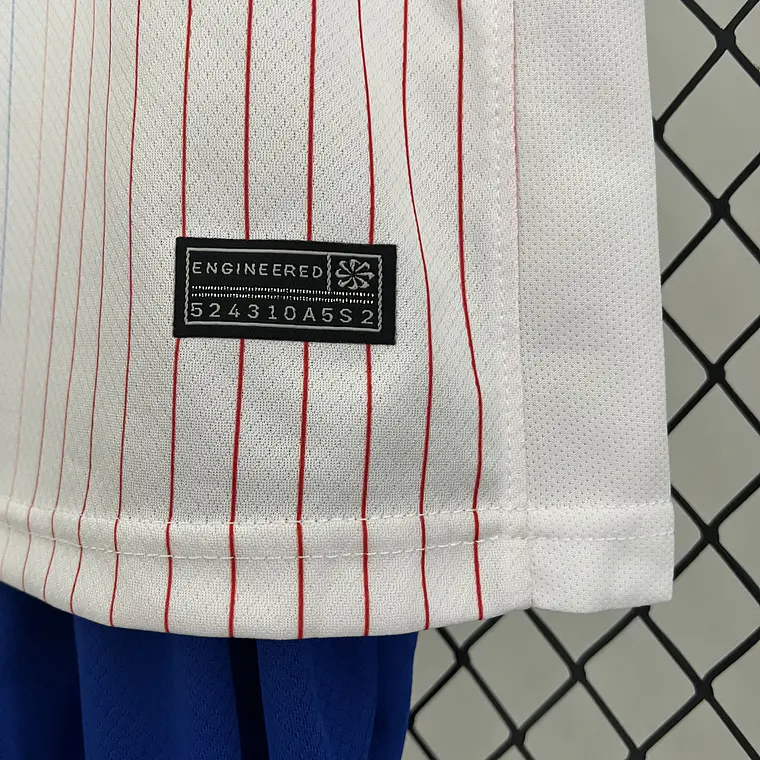 França Away Euro 2024 Kit Criança 6