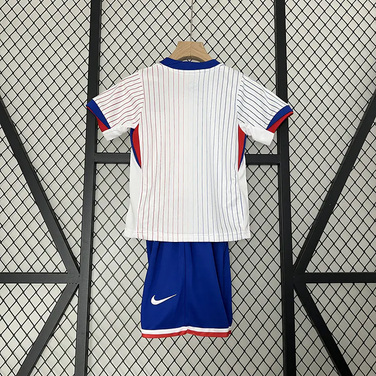 França Away Euro 2024 Kit Criança 3