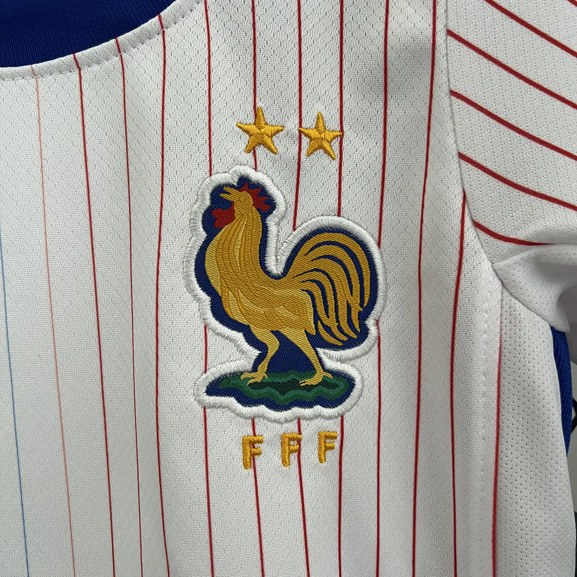 França Away Euro 2024 Kit Criança 5