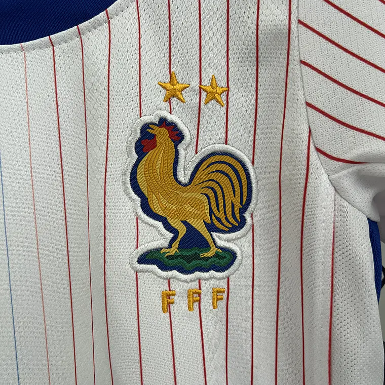 França Away Euro 2024 Kit Criança 5
