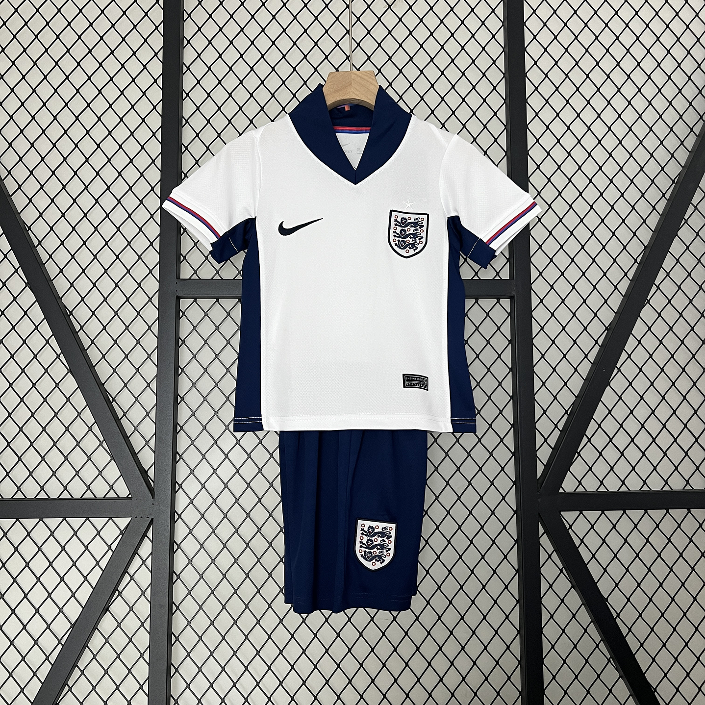 Inglaterra Home Euro 2024 Kit Criança 1