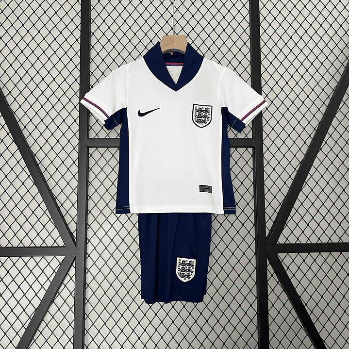 Inglaterra Home Euro 2024 Kit Criança 1