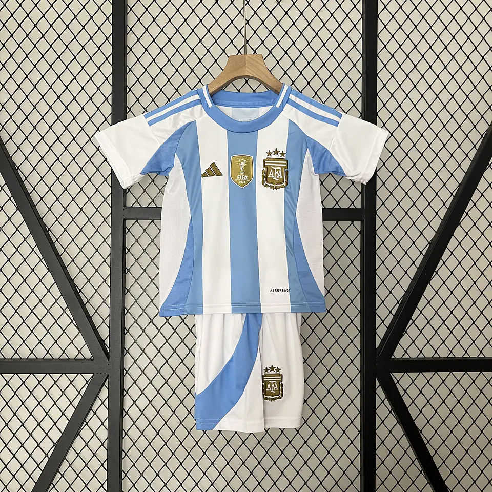 Argentina Home 2024 Kit Criança 1