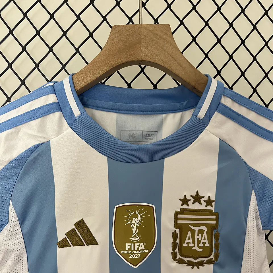 Argentina Home 2024 Kit Criança 3