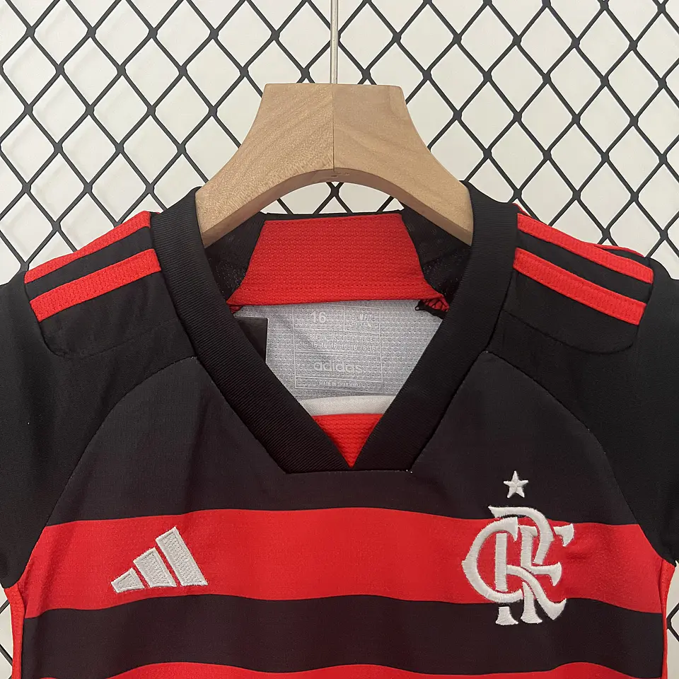 Flamengo Home Kit-Criança 24/25 2
