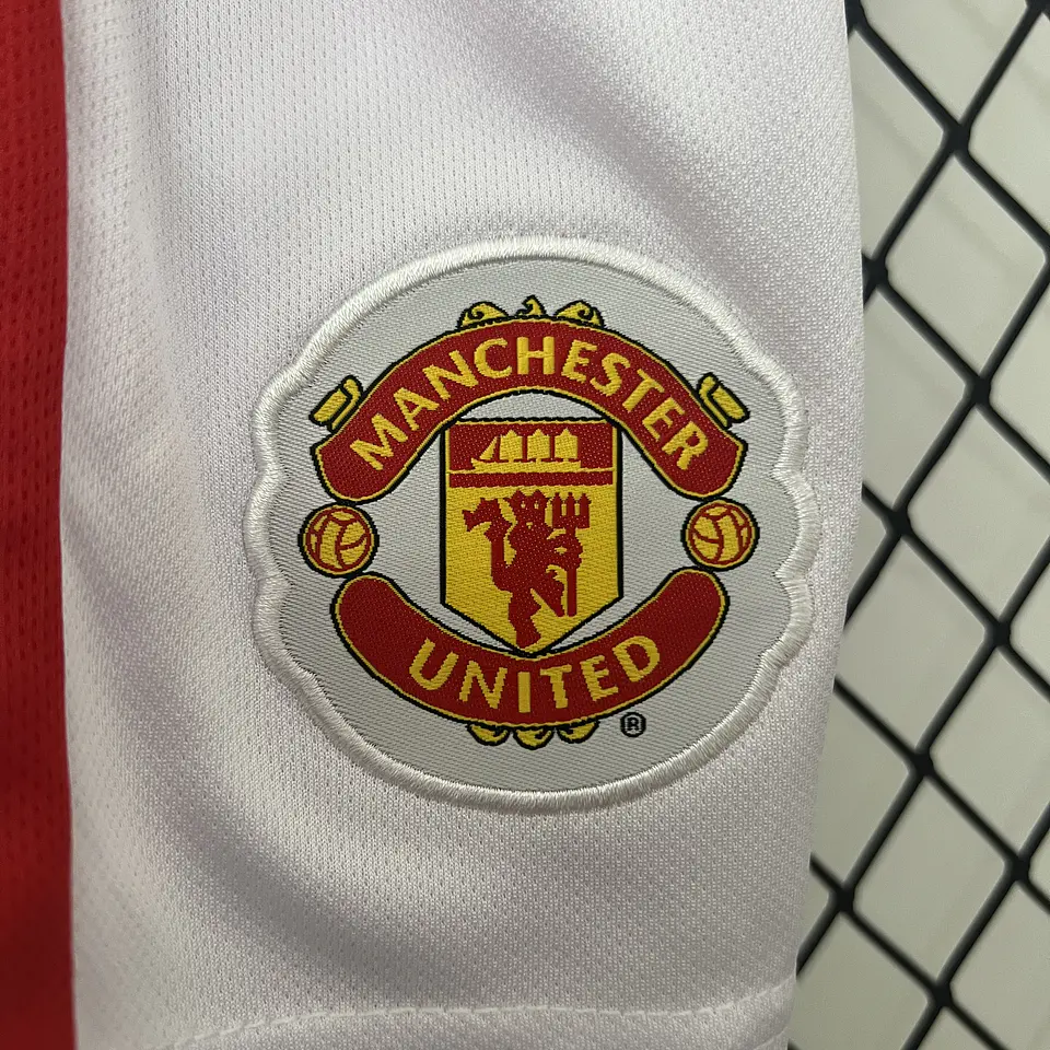Manchester United Home 09/10 Kit Criança 9