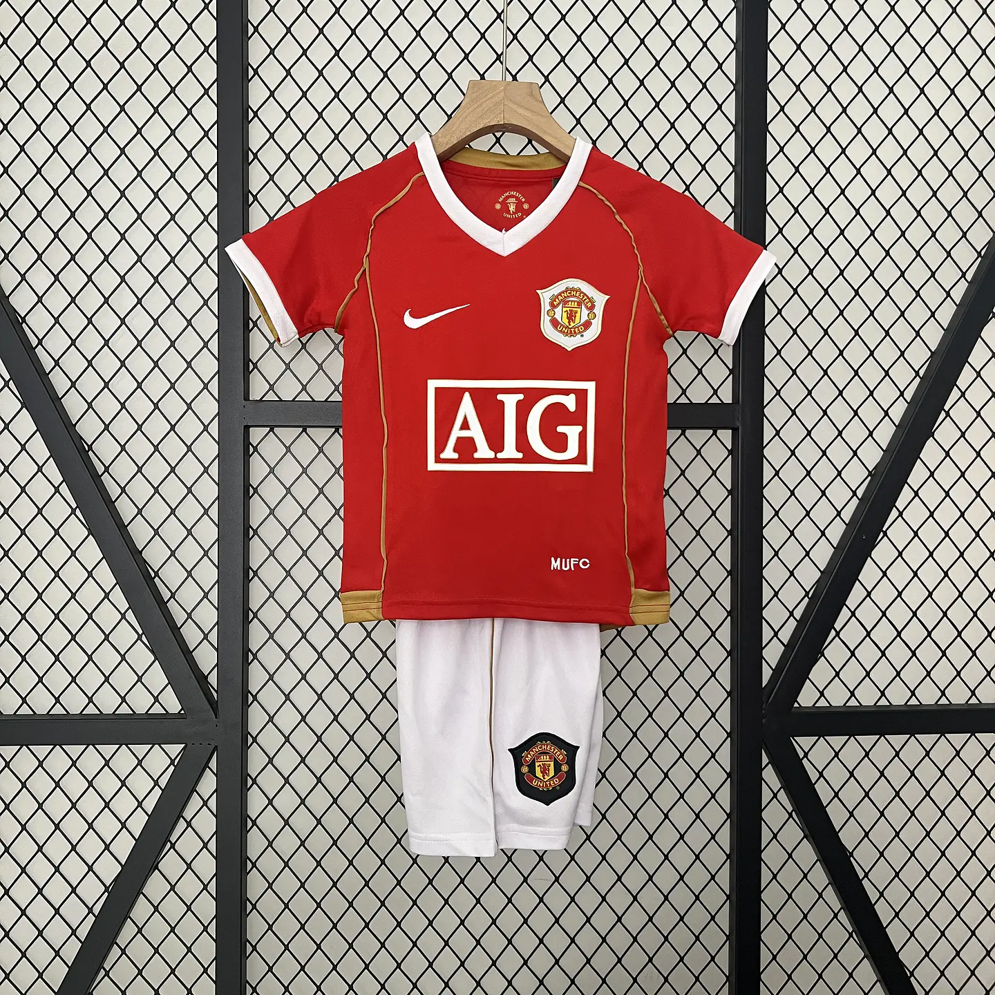 Manchester United Home 06/07 Kit Criança 1