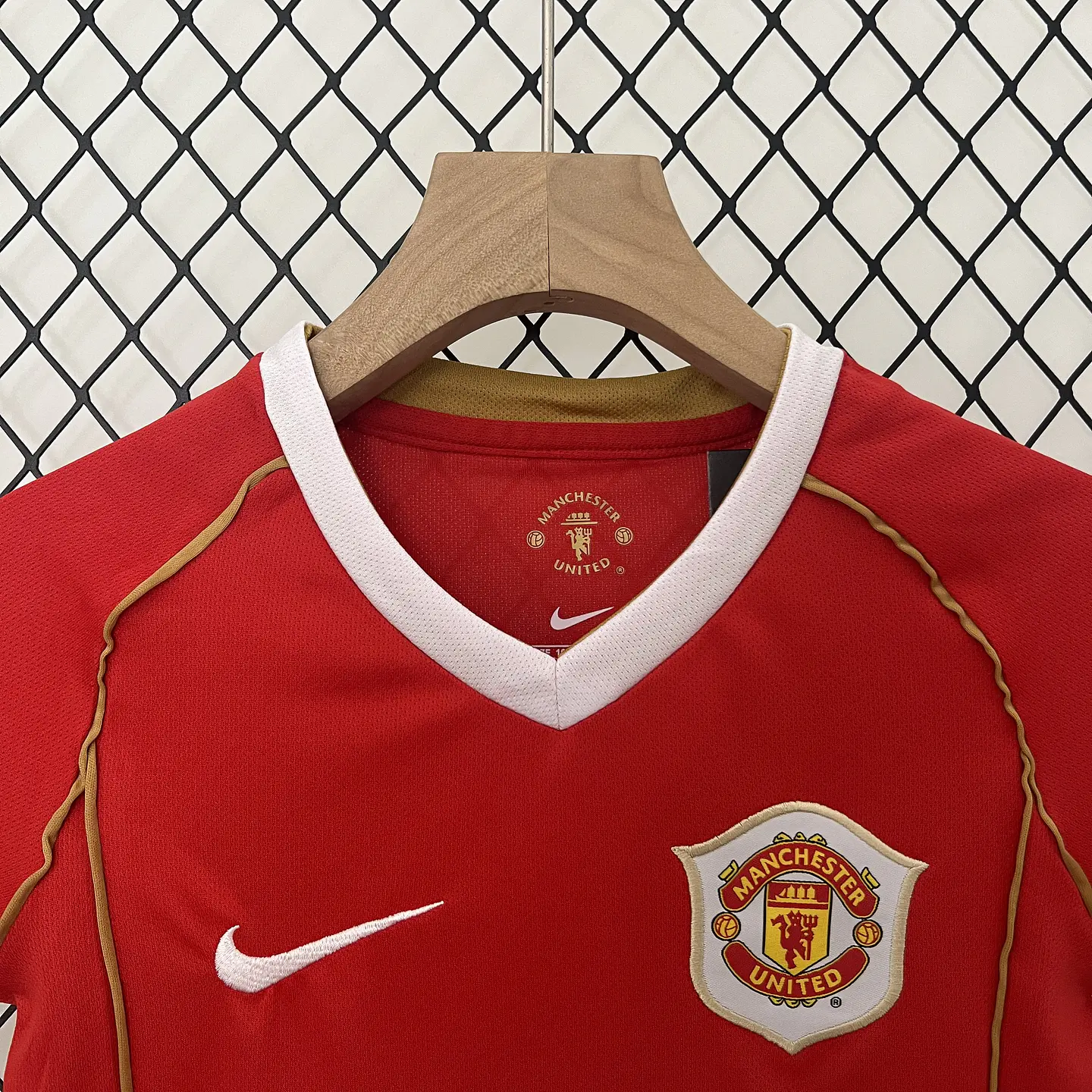 Manchester United Home 06/07 Kit Criança 4