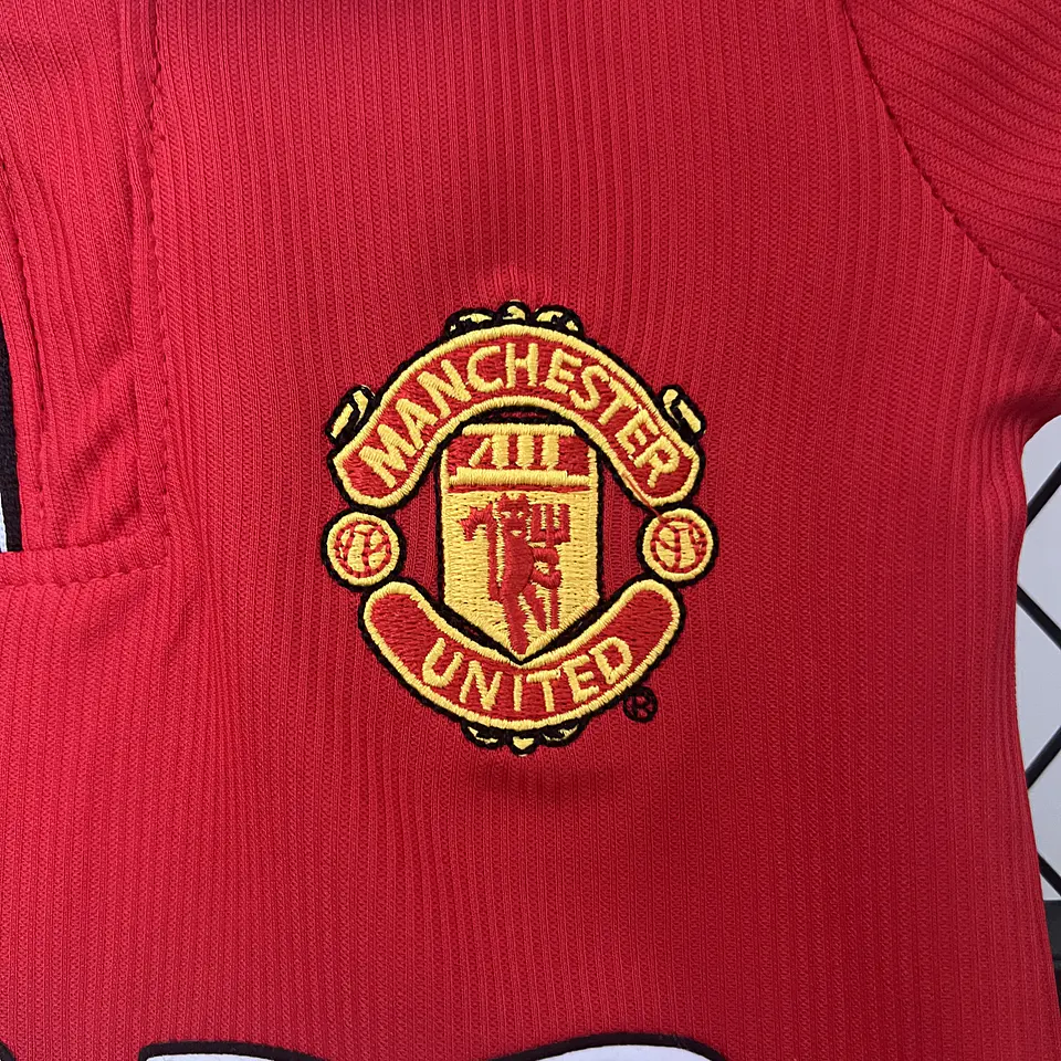 Manchester United Home 98/99 Kit Criança 5