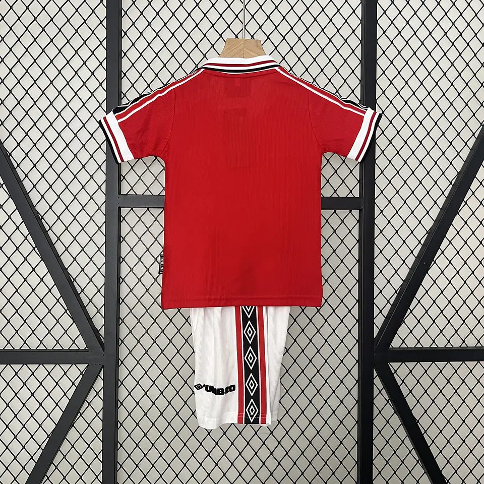 Manchester United Home 98/99 Kit Criança 2
