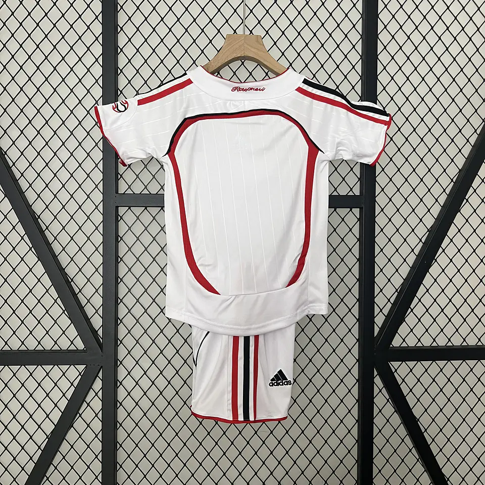 Milan Away 06/07 Kit Criança 3