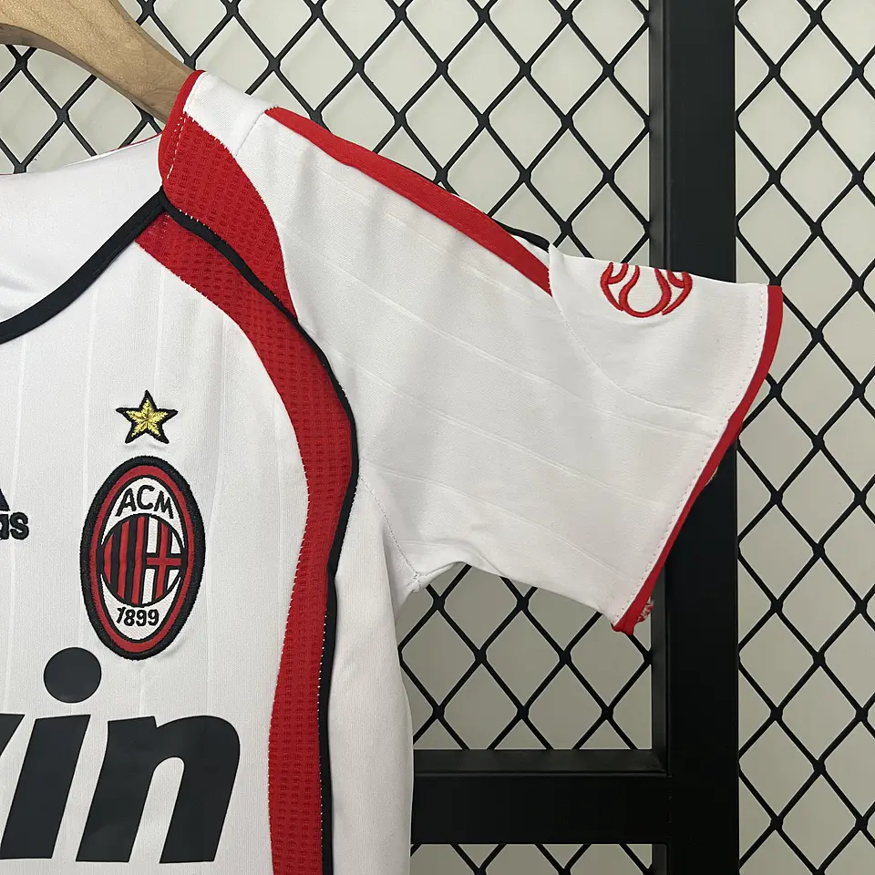 Milan Away 06/07 Kit Criança 7