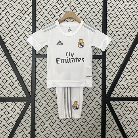 Real Madrid Home 15/16 Kit Criança
