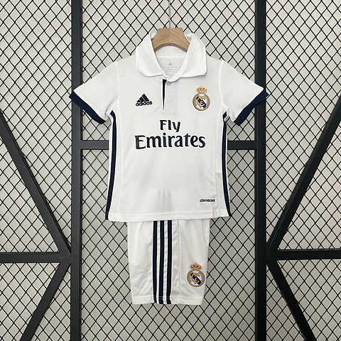 Real Madrid Home 16/17 Kit Criança