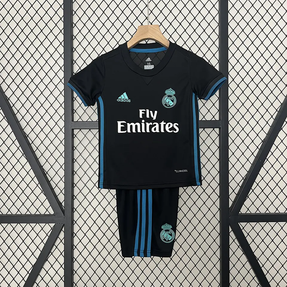 Real Madrid Away 17/18 Kit-Criança 1