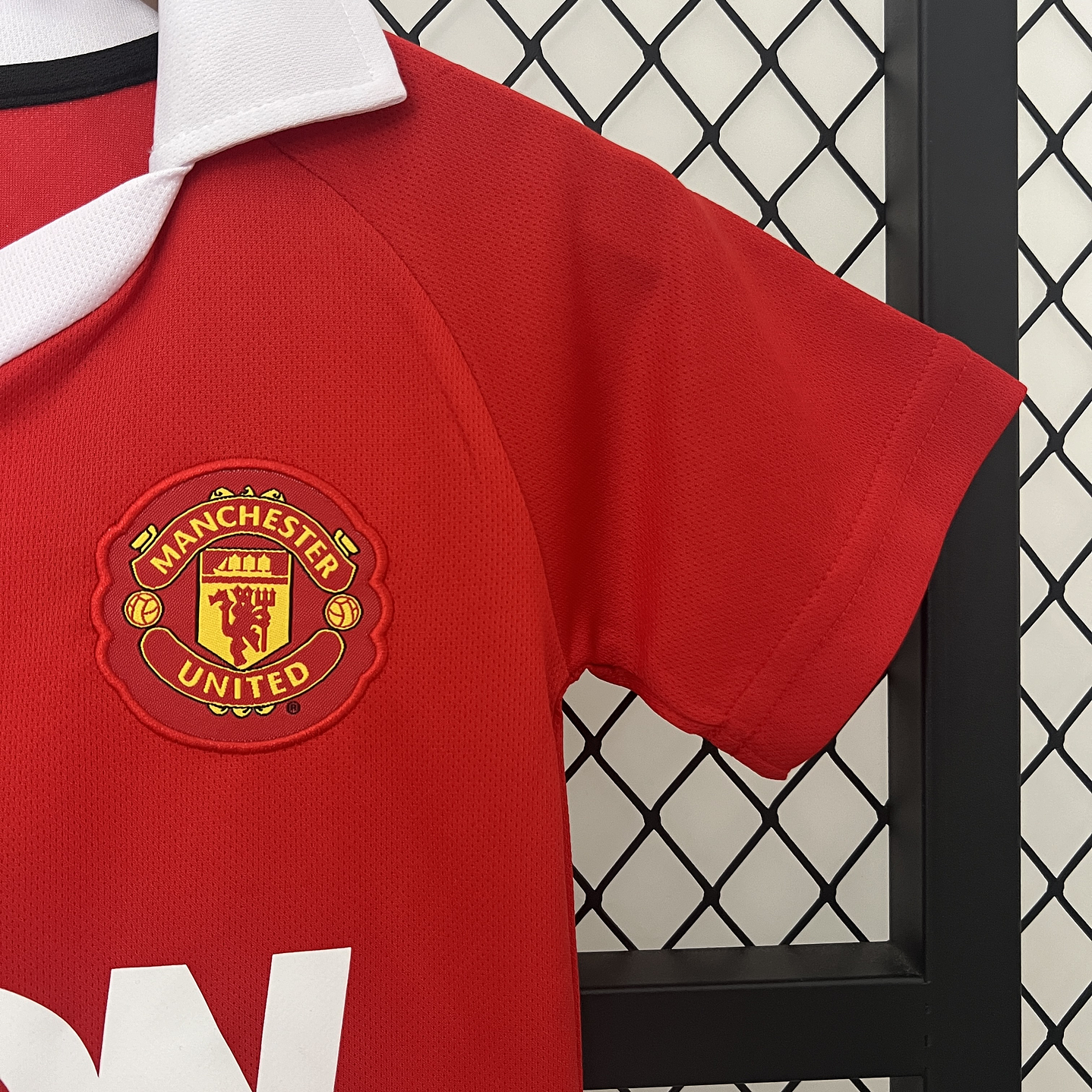 Manchester United Home 10/11 Kit-Criança 4