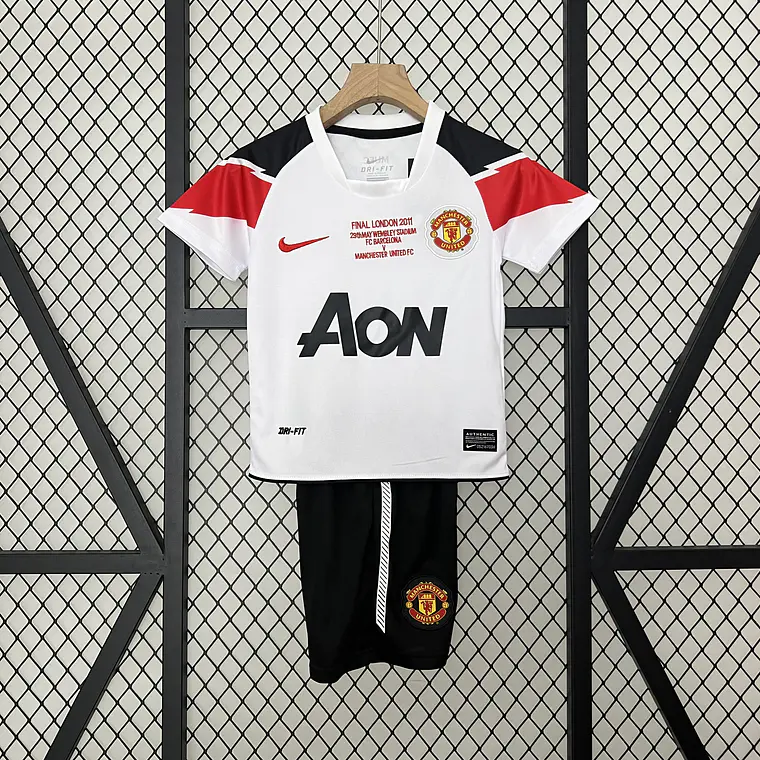 Manchester United Away 10/11 Kit-Criança 1