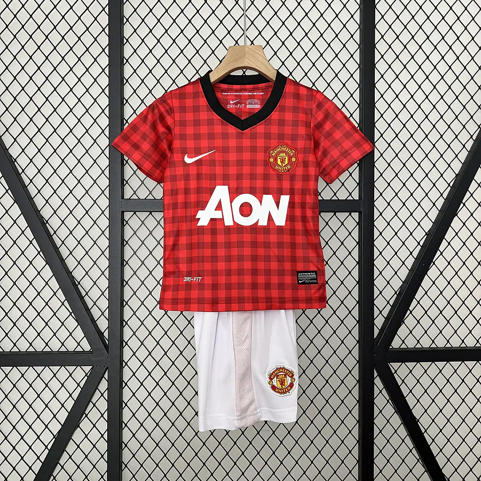 Manchester United Home 12/13 Kit-Criança 1