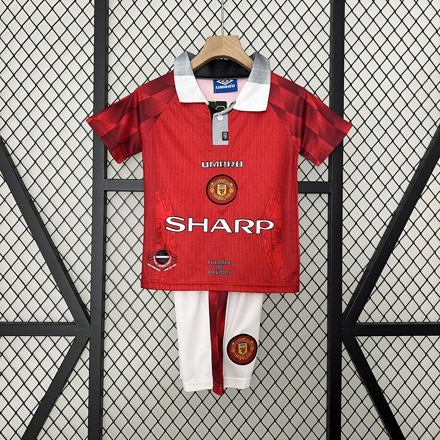 Manchester United Home 96/97 Kit-Criança 1