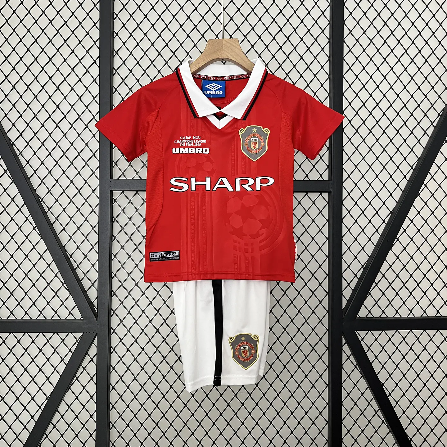 Manchester United Home 99/00 Kit-Criança 1