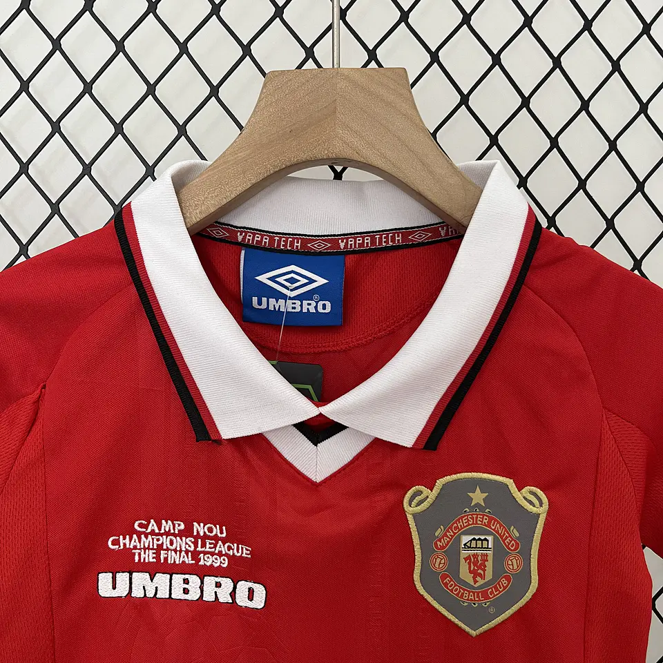 Manchester United Home 99/00 Kit-Criança 2