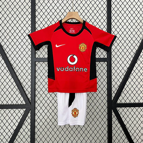 Manchester United Home 02/04 Kit-Criança