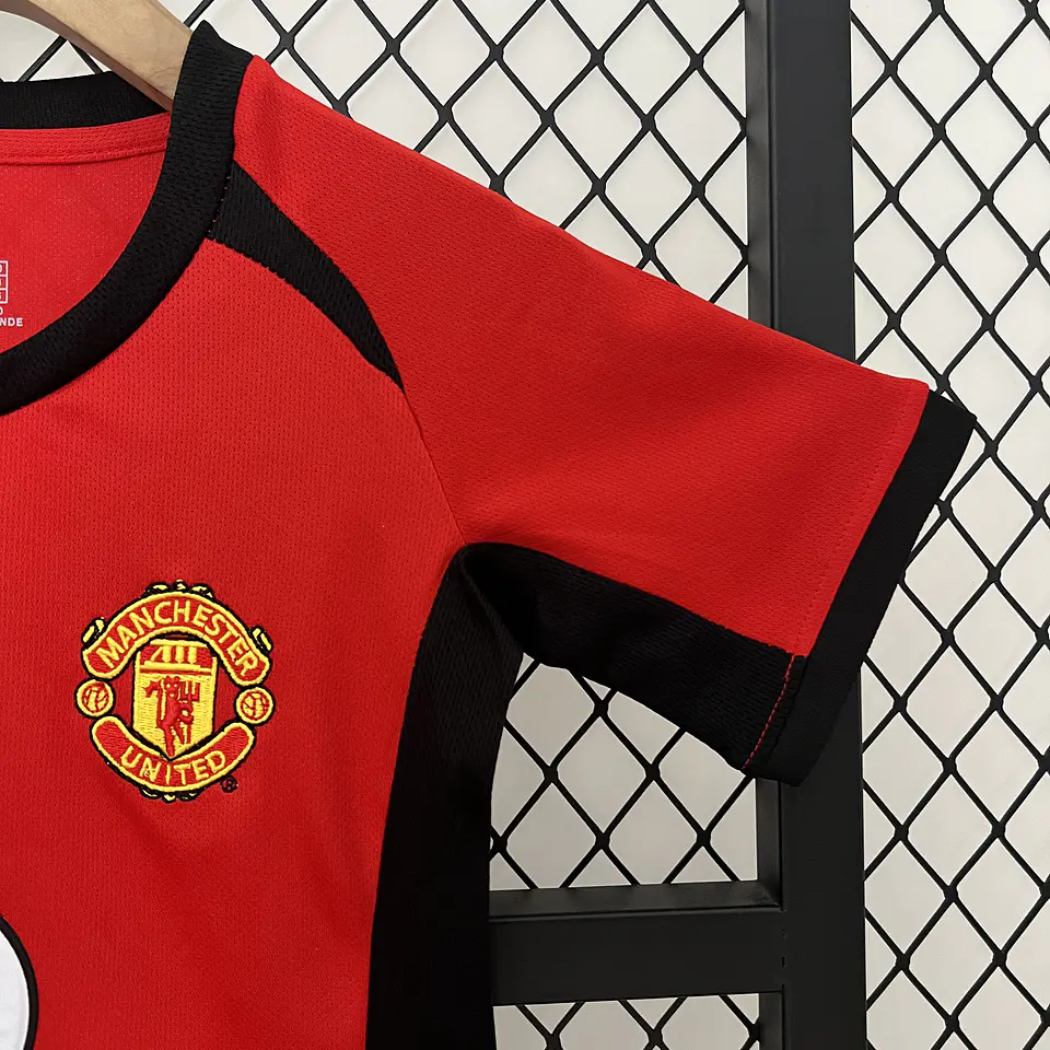 Manchester United Home 02/04 Kit-Criança 4