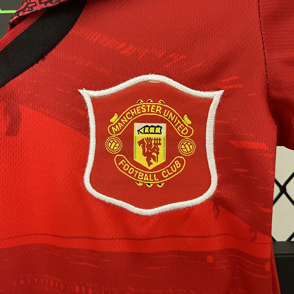 Manchester United Home 94/96 Kit-Criança 5