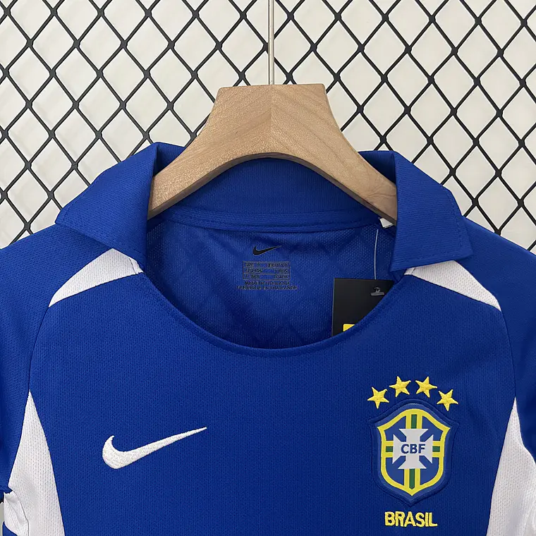 Brasil Away 2002 Kit-criança 2