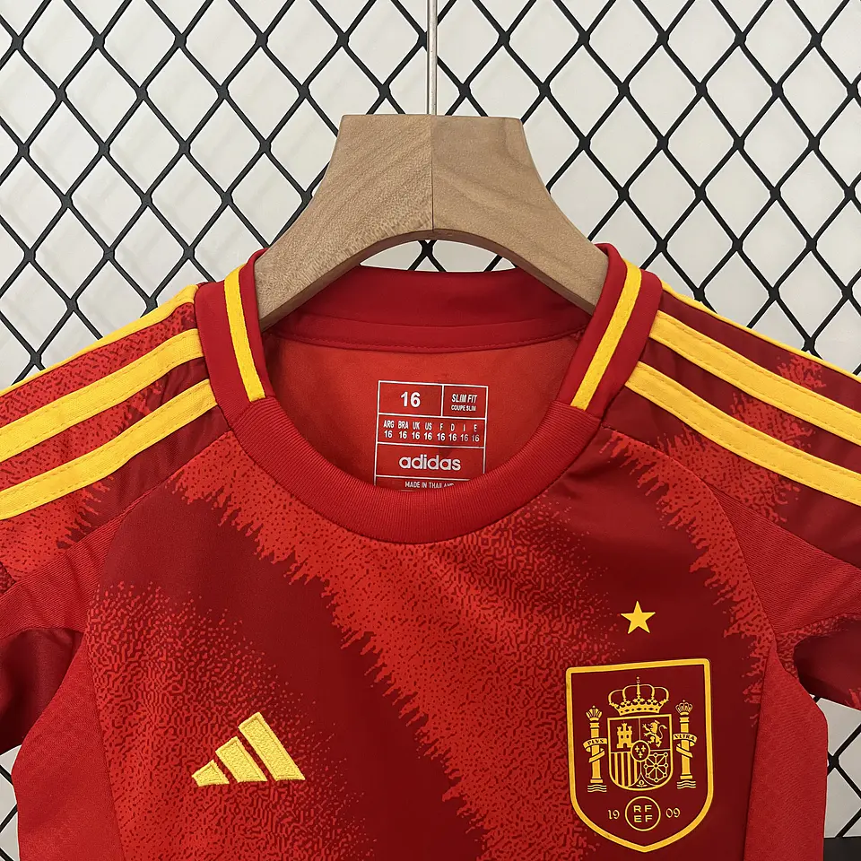 Espanha Home 2024 Kit-Criança 2