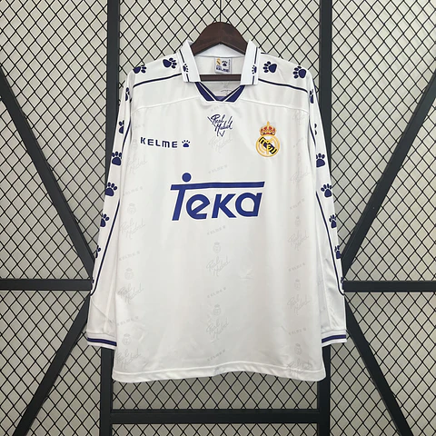 Real Madrid Home 94/96 Manga Longa