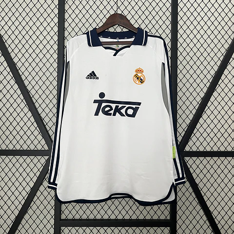 Real Madrid Home 00/01 Manga Longa