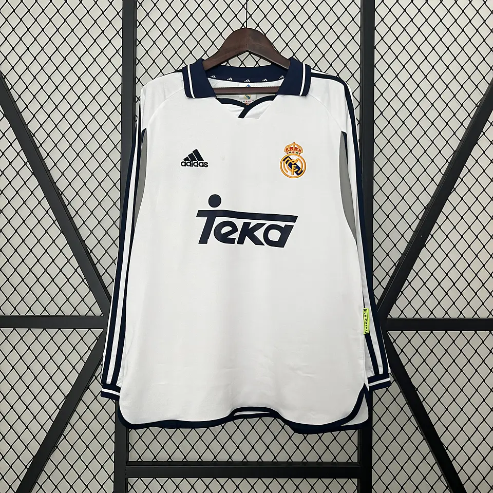 Real Madrid Home 00/01 Manga Longa 1
