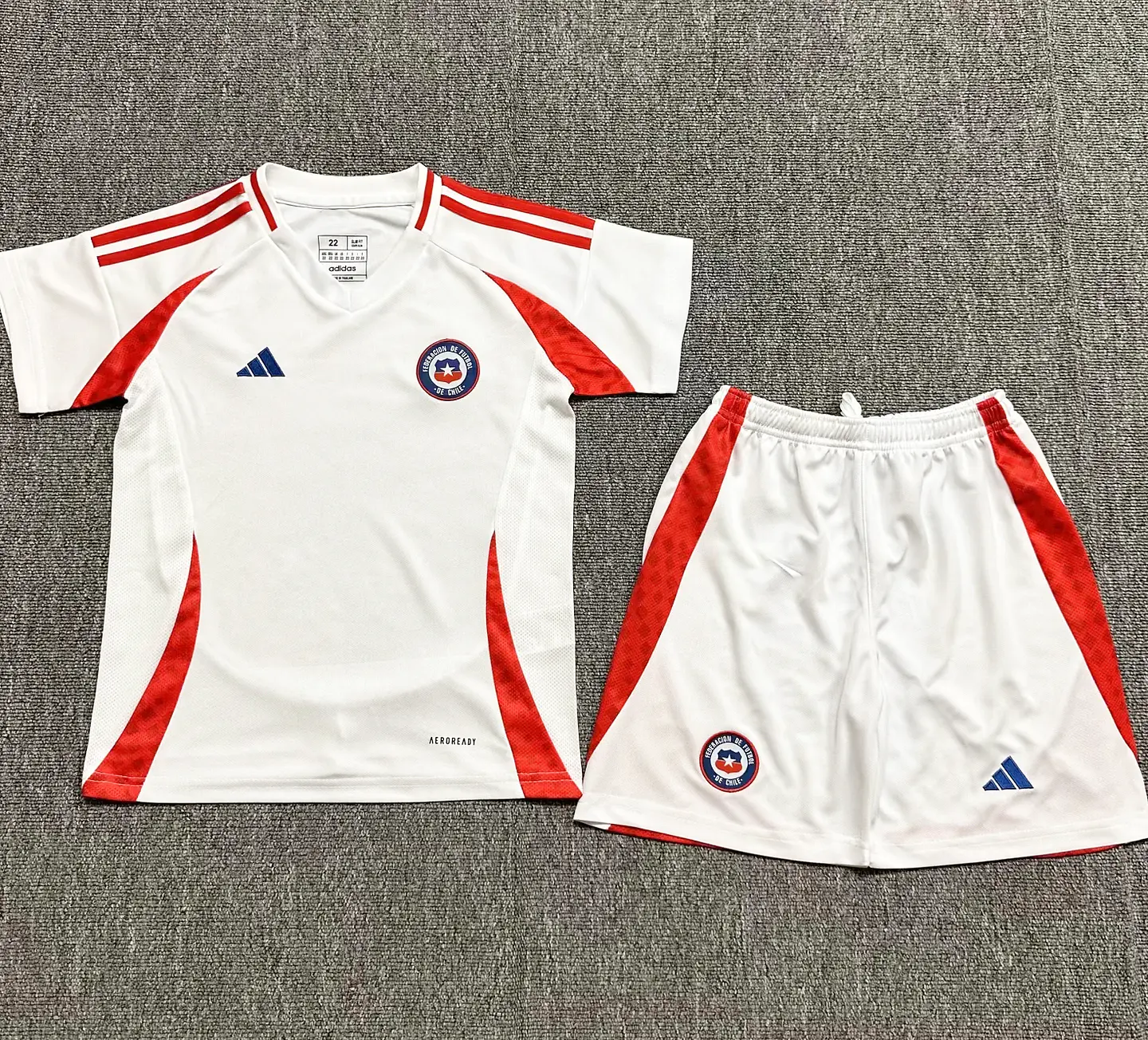 Chile Away 2024 Kit Criança 1