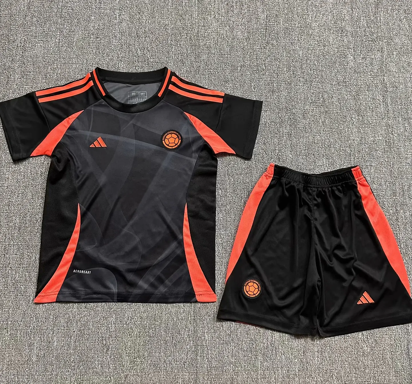 Colômbia Away 2024 Kit Criança 1