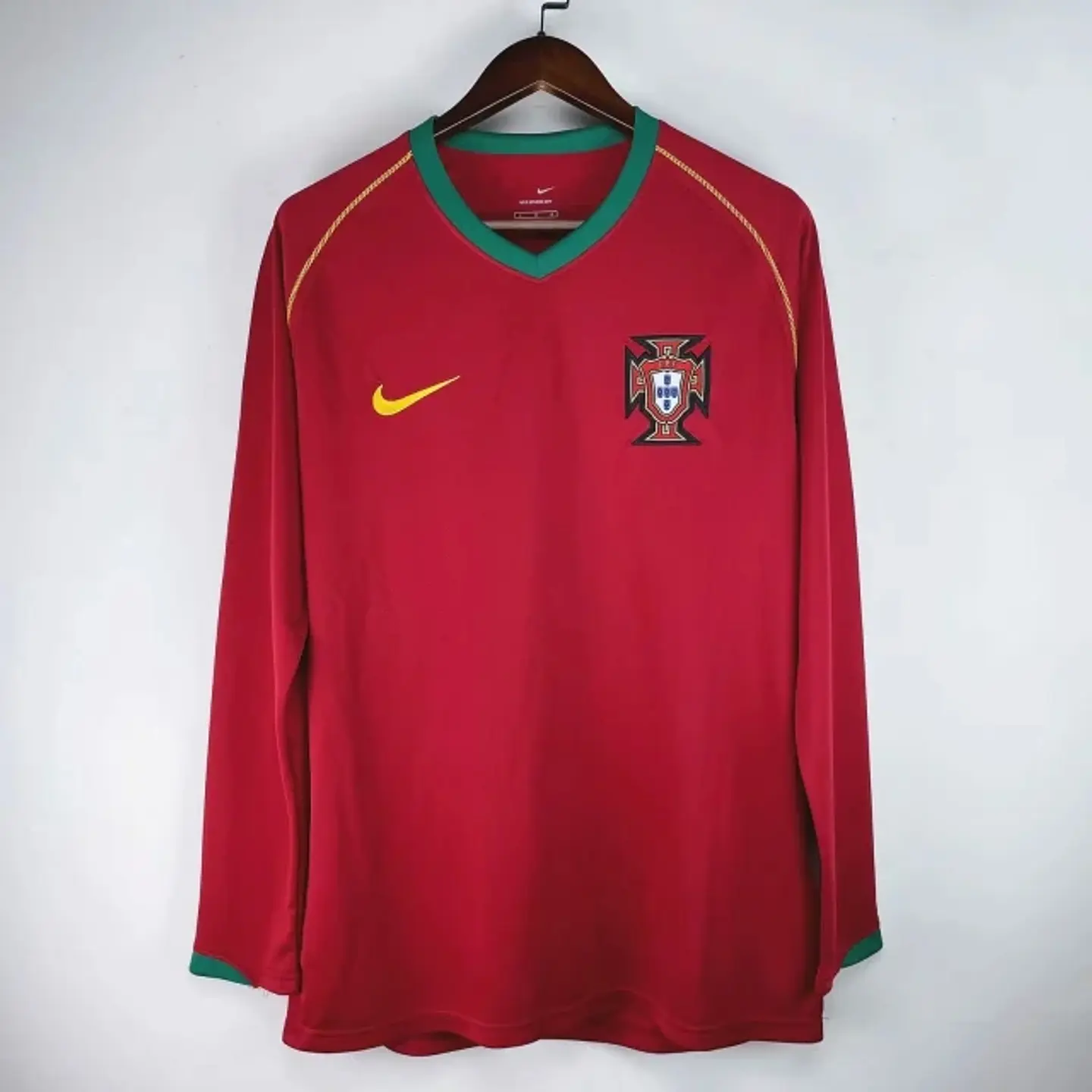 Portugal Home 2006 Manga Longa 1