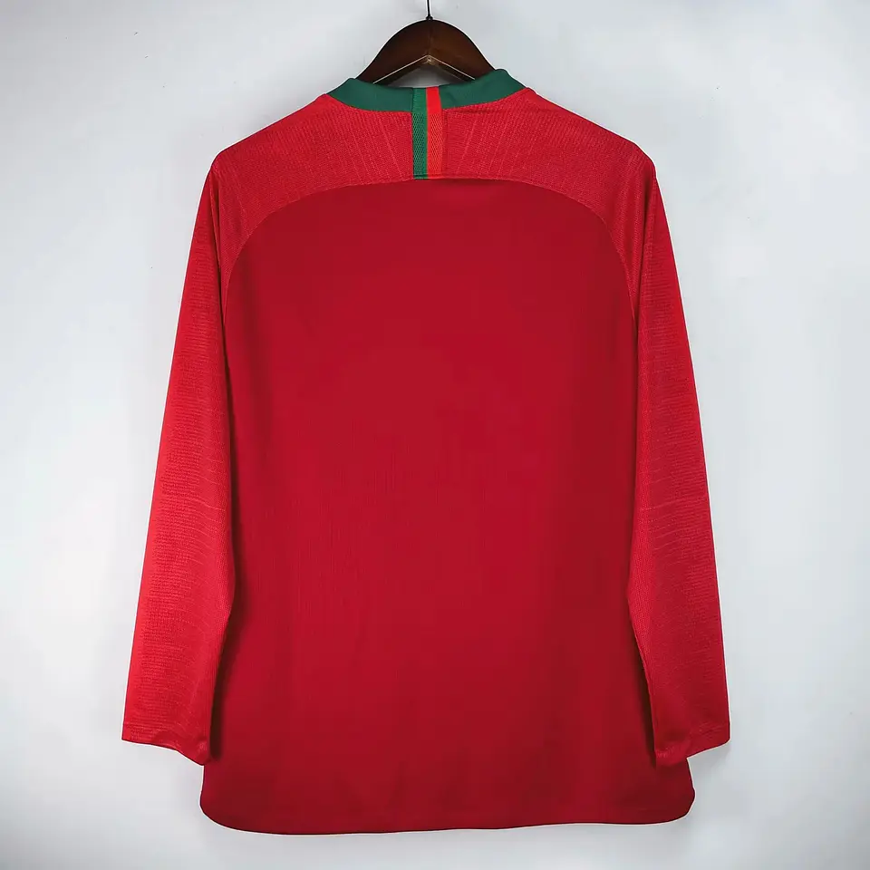 Portugal Home Mundial 2018 Manga Longa 2