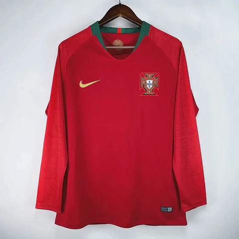 Portugal Home Mundial 2018 Manga Longa