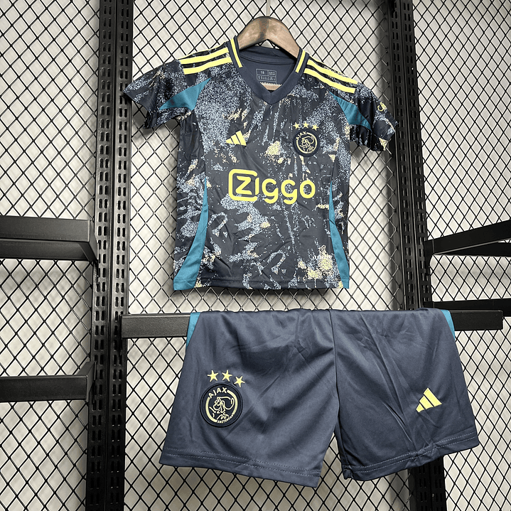 Ajax Away 24/25 Kit Criança 3