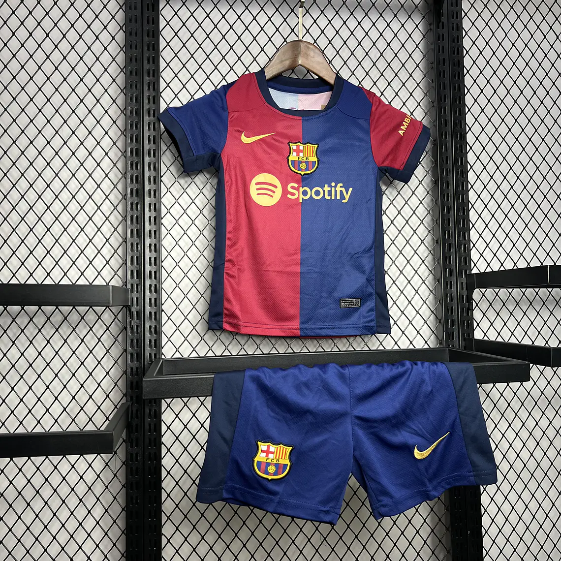 Barcelona Home 24/25 Kit Criança 3