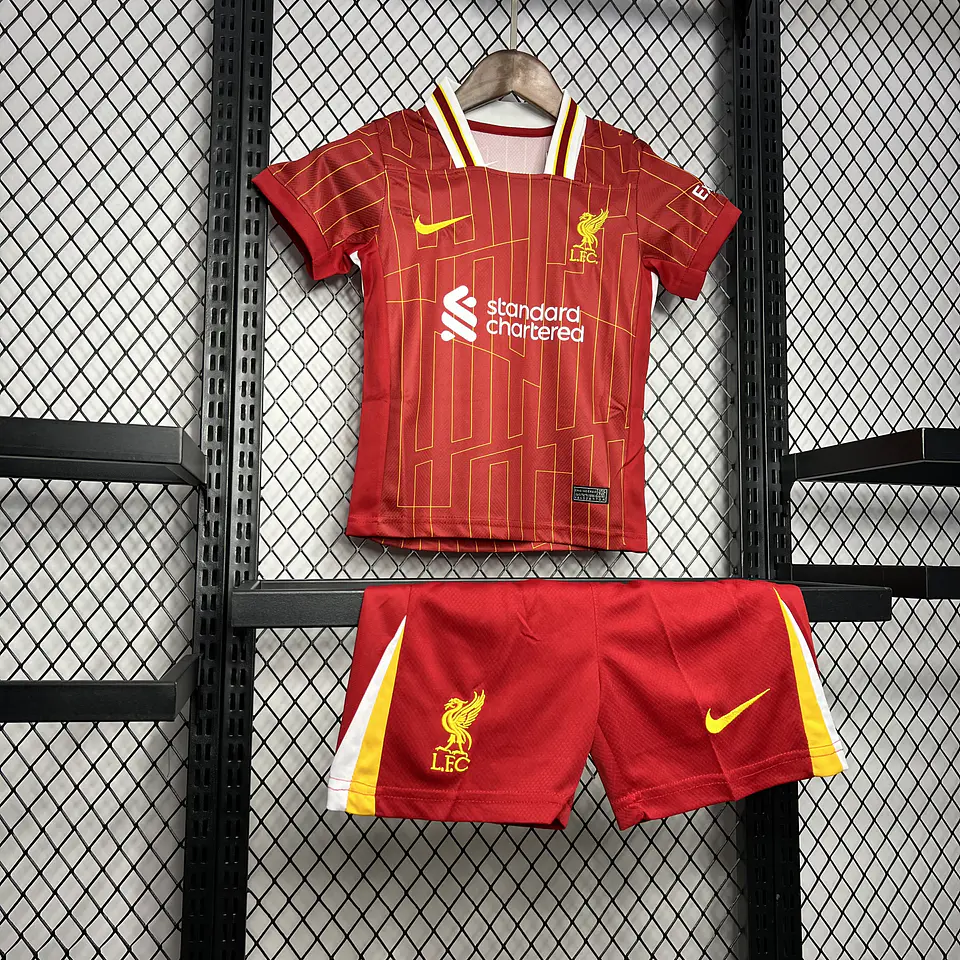 Liverpool Home 24/25 Kit Criança 3