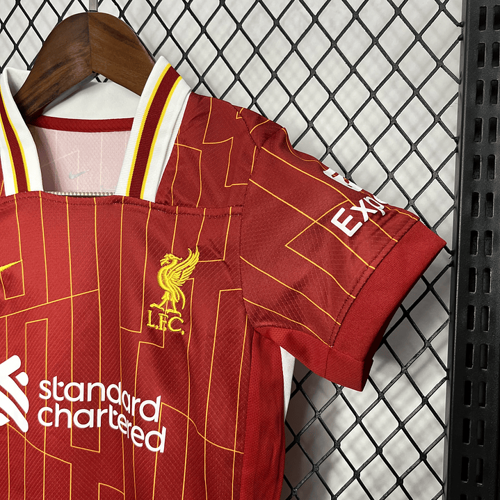 Liverpool Home 24/25 Kit Criança 5