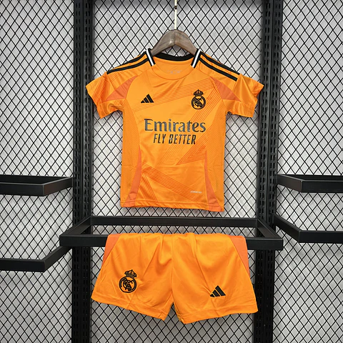 Real Madrid Away 24/25 Kit Criança