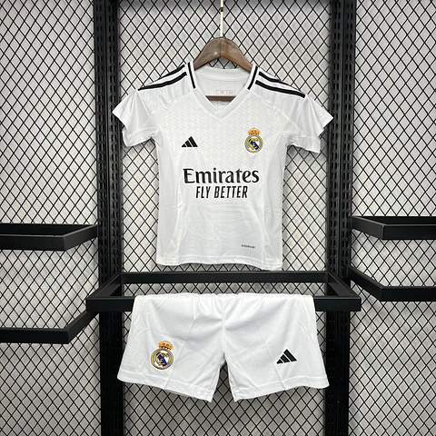 Real Madrid Home 24/25 Kit Criança