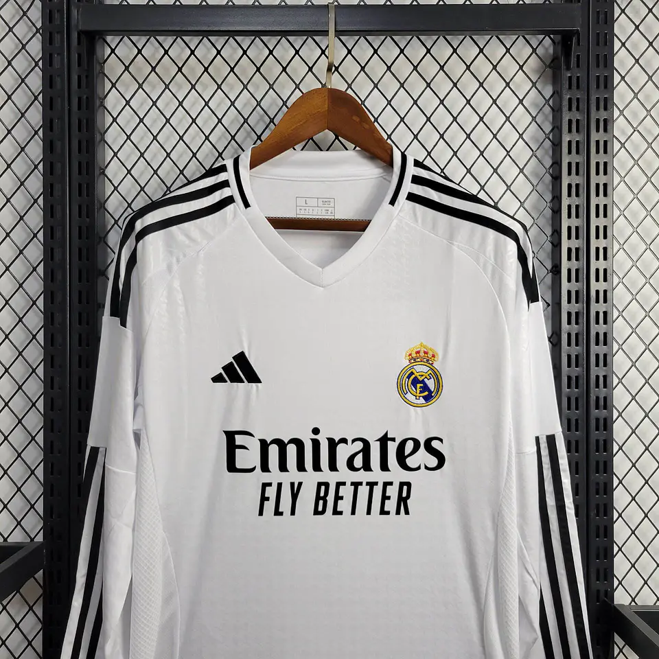 Real Madrid Home 24/25 Manga Longa 4