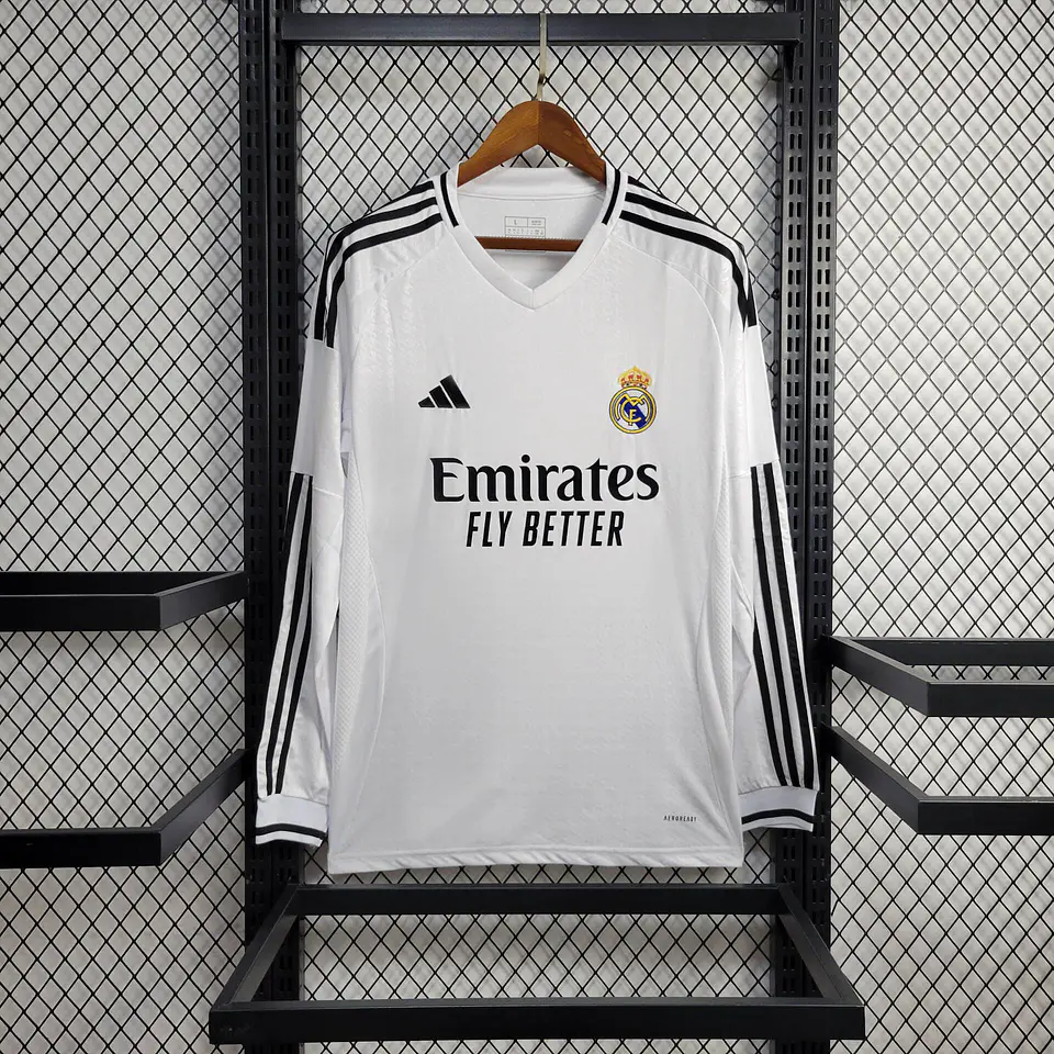 Real Madrid Home 24/25 Manga Longa 2