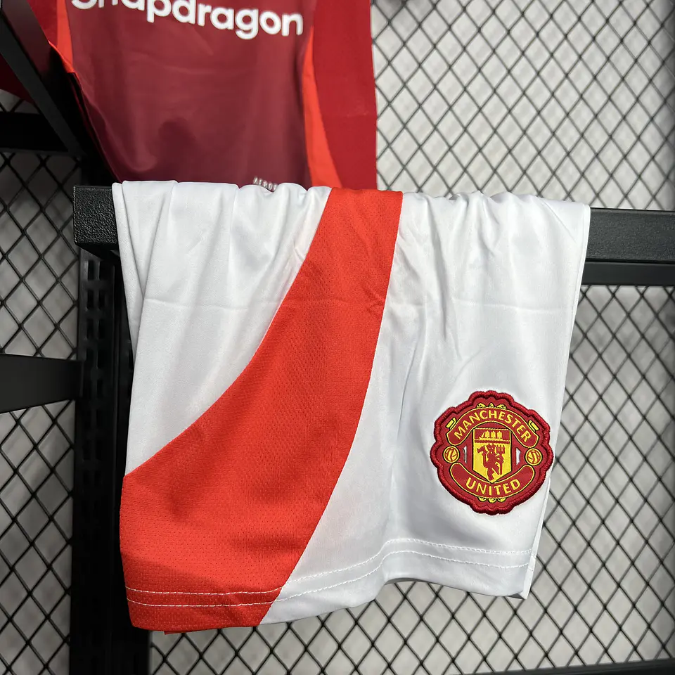 Manchester United Home Kit-Criança 24/25 7
