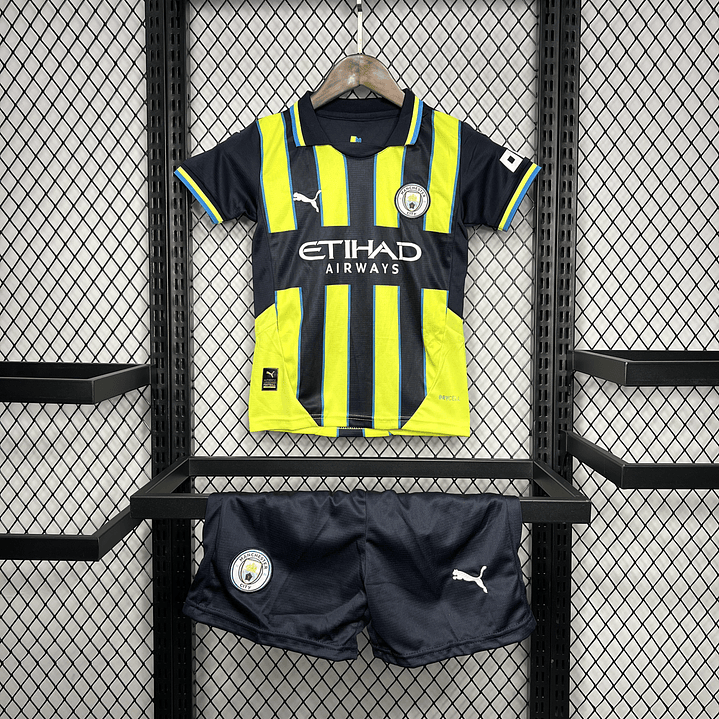 Manchester City Away Kit-Criança 24/25 1