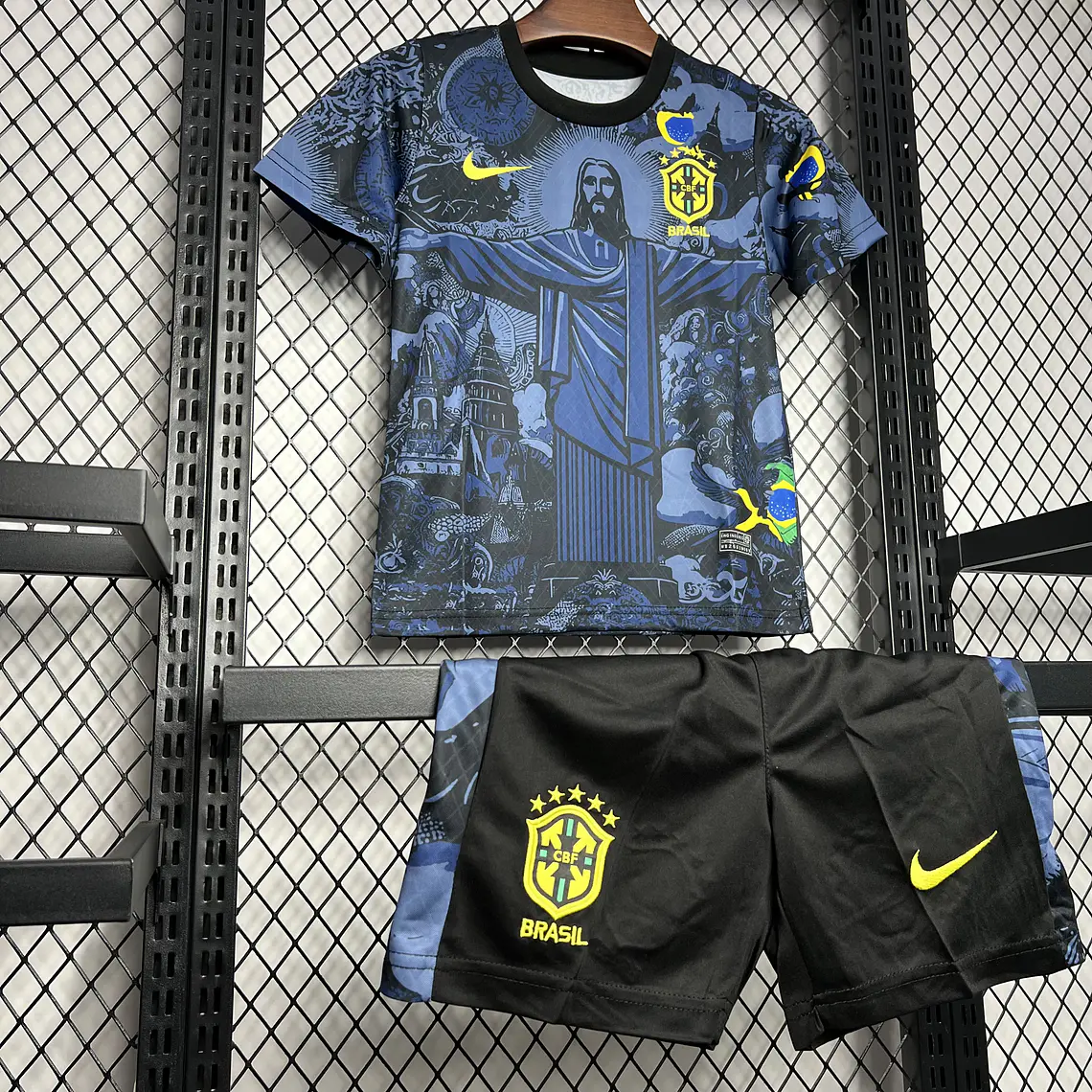 Brasil Especial Cristo Rei Azul 24/25 Kit Criança 3